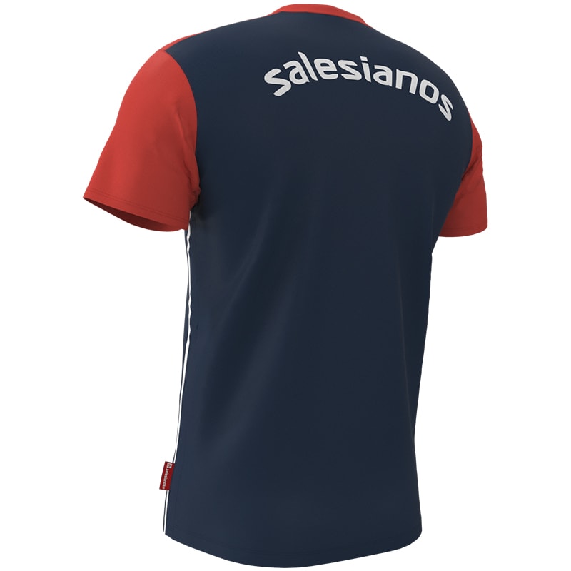 Camiseta azul manga corta Salesianos - Imagen 2