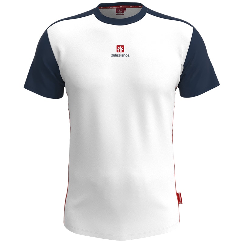 Camiseta blanca manga corta Salesianos