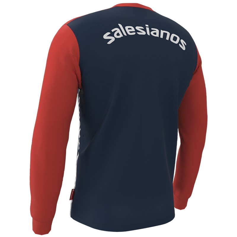 Camiseta azul manga larga Salesianos - Imagen 2