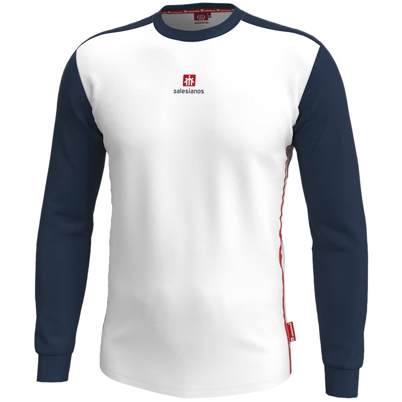 Camiseta blanca manga larga Salesianos