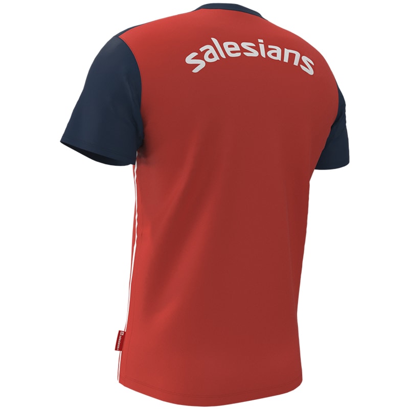Camiseta roja manga corta Salesians - Imagen 2