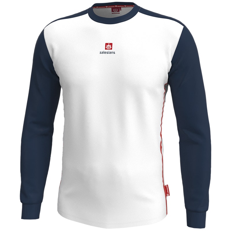 Camiseta blanca manga larga Salesians