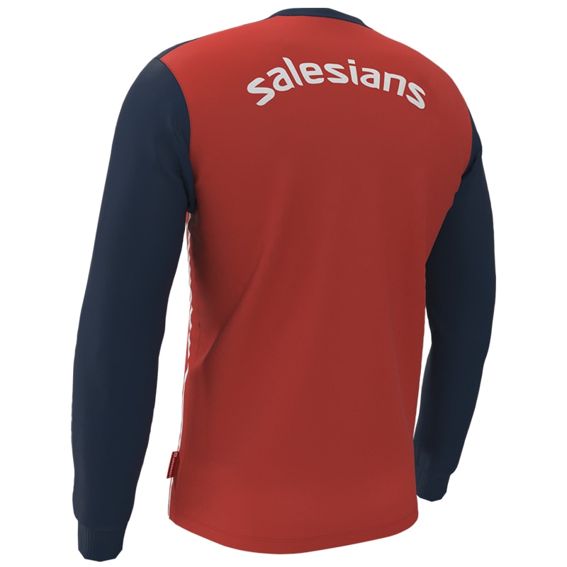 Camiseta roja manga larga Salesians - Imagen 2